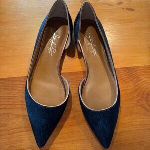 Pony Hair Pointy Toe Flats by Shoes of Prey size 8